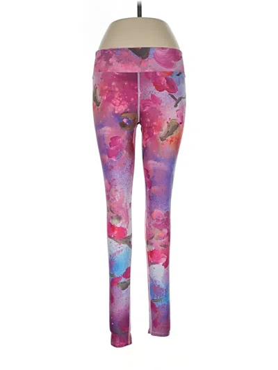 Pre-owned Assorted Brands Leggings In Pink