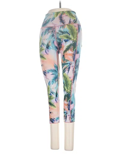 Pre-owned Assorted Brands Leggings In Pink