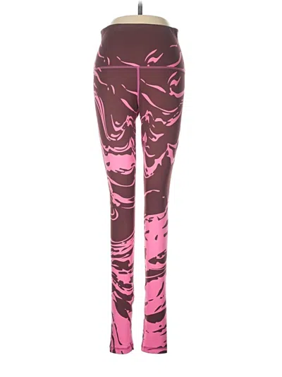 Pre-owned Assorted Brands Leggings In Pink