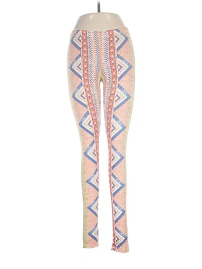 Pre-owned Assorted Brands Leggings In Pink