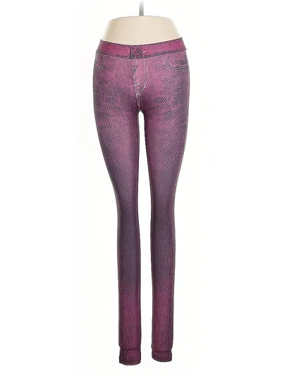 Pre-owned Assorted Brands Leggings In Purple