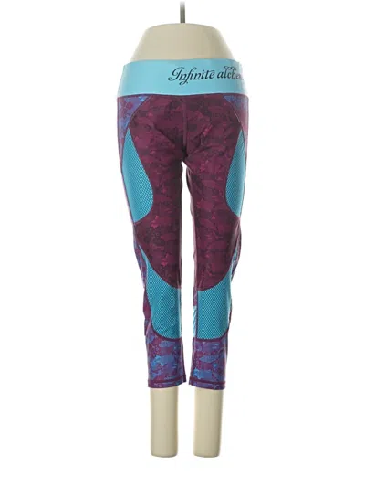 Pre-owned Assorted Brands Leggings In Purple
