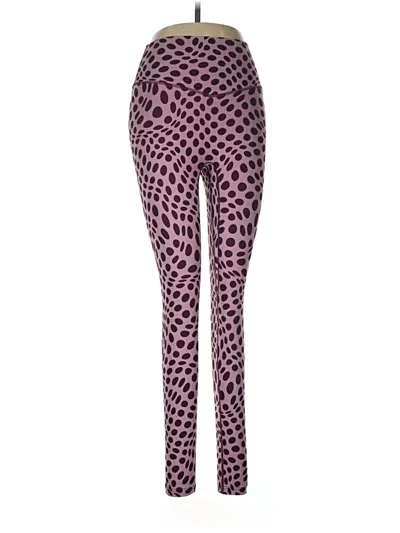 Pre-owned Assorted Brands Leggings In Purple