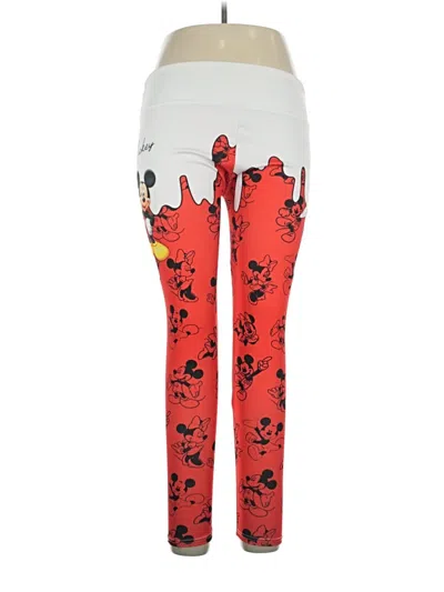 Pre-owned Assorted Brands Leggings In Red