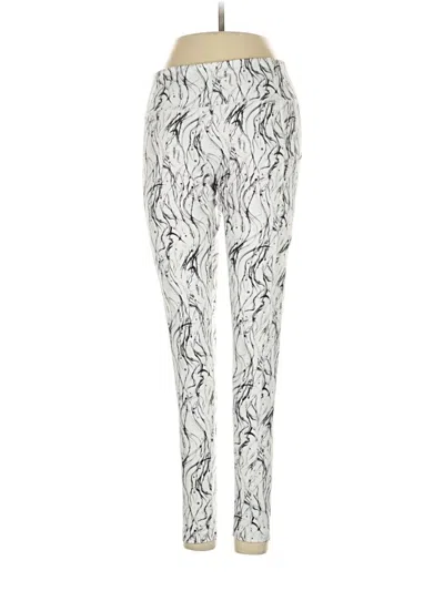 Pre-owned Assorted Brands Leggings In Silver