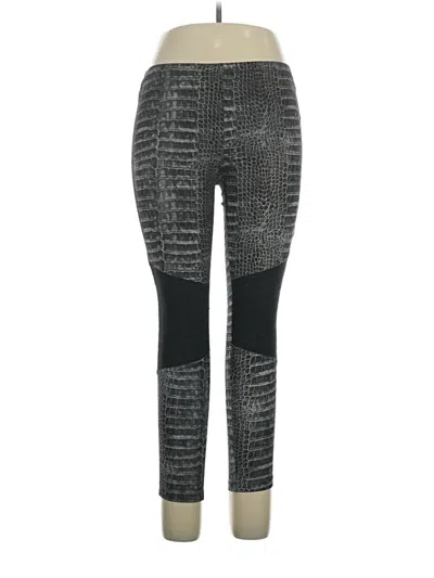 Pre-owned Assorted Brands Leggings In Silver