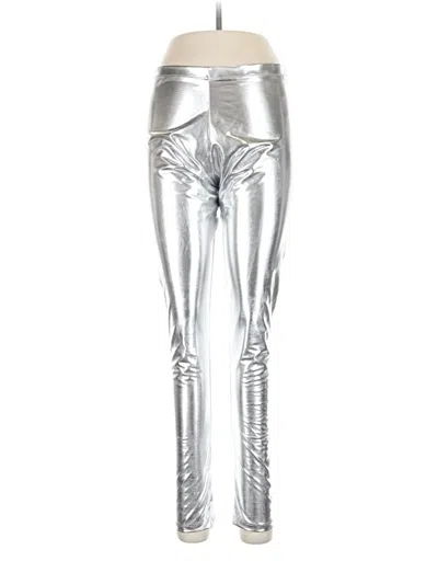 Pre-owned Assorted Brands Leggings In Silver