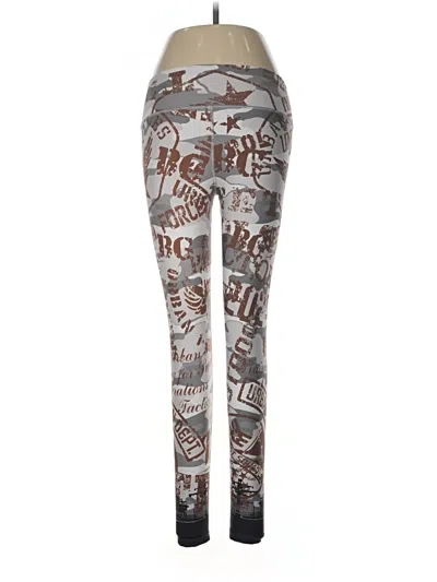 Pre-owned Assorted Brands Leggings In Silver