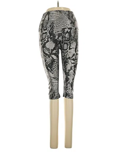 Pre-owned Assorted Brands Leggings In Silver