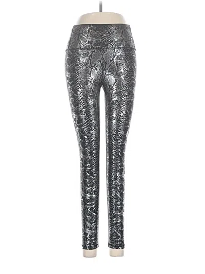 Pre-owned Assorted Brands Leggings In Silver
