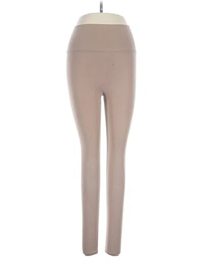 Pre-owned Assorted Brands Leggings In Tan