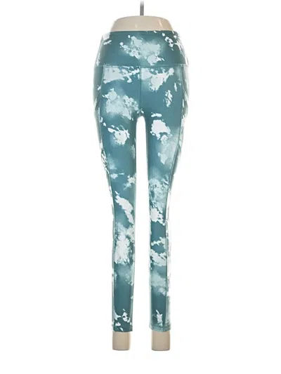 Pre-owned Assorted Brands Leggings In Teal