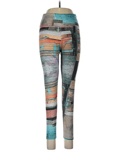 Pre-owned Assorted Brands Leggings In Teal