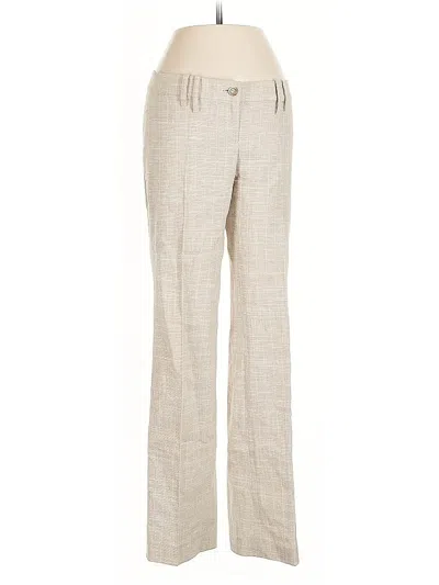 Pre-owned Assorted Brands Linen Pants In Brown