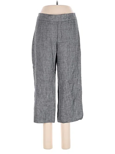 Pre-owned Assorted Brands Linen Pants In Gray