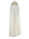 Assorted Brands Linen Pants In Ivory