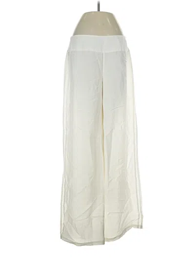 Assorted Brands Linen Pants In Ivory
