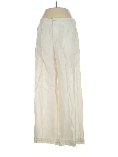 Pre-owned Assorted Brands Linen Pants In White