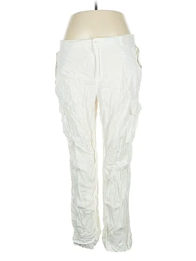 Pre-owned Assorted Brands Linen Pants In White