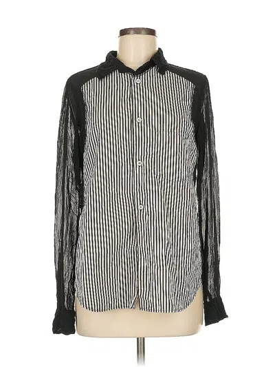 Pre-owned Assorted Brands Long Sleeve Blouse In Black