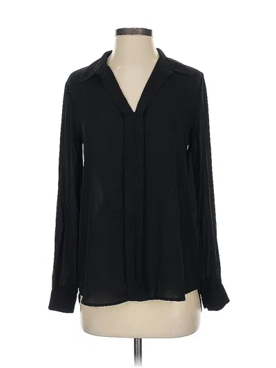 Pre-owned Assorted Brands Long Sleeve Blouse In Black
