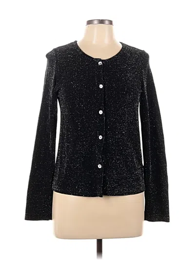 Pre-owned Assorted Brands Long Sleeve Blouse In Black