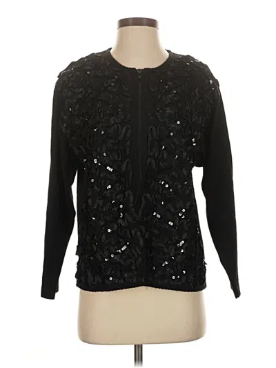 Pre-owned Assorted Brands Long Sleeve Blouse In Black
