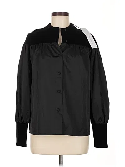 Pre-owned Assorted Brands Long Sleeve Blouse In Black