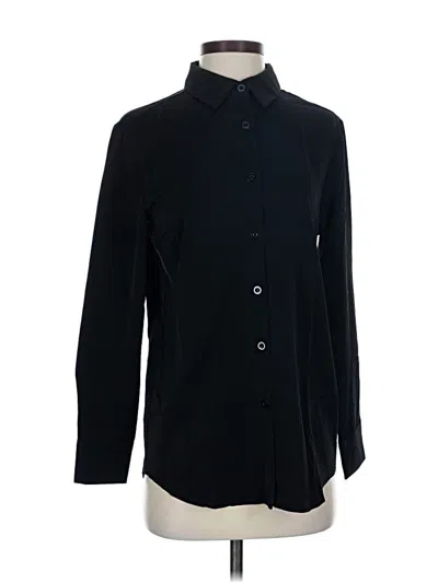 Pre-owned Assorted Brands Long Sleeve Blouse In Black