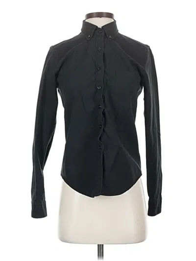 Pre-owned Assorted Brands Long Sleeve Blouse In Black
