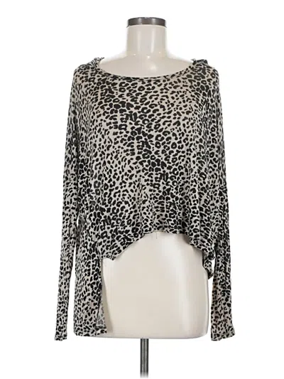 Pre-owned Assorted Brands Long Sleeve Blouse In Black