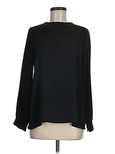 Pre-owned Assorted Brands Long Sleeve Blouse In Black