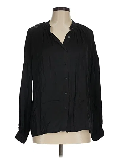 Assorted Brands Long Sleeve Blouse In Black