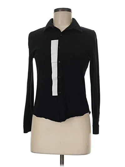 Pre-owned Assorted Brands Long Sleeve Blouse In Black