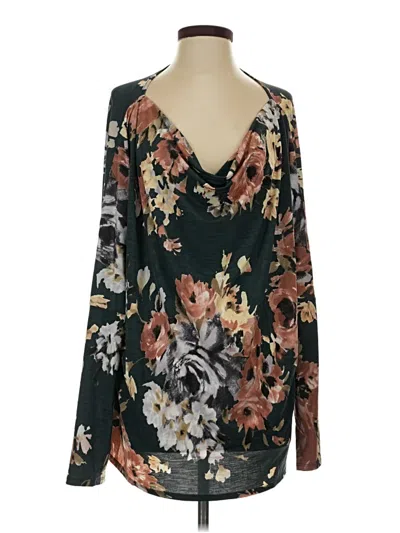 Pre-owned Assorted Brands Long Sleeve Blouse In Black