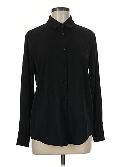 Pre-owned Assorted Brands Long Sleeve Blouse In Black