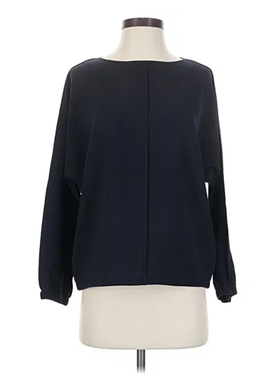 Pre-owned Assorted Brands Long Sleeve Blouse In Black
