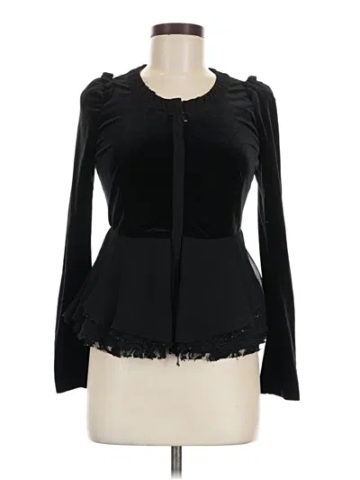 Pre-owned Assorted Brands Long Sleeve Blouse In Black