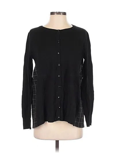 Pre-owned Assorted Brands Long Sleeve Blouse In Black