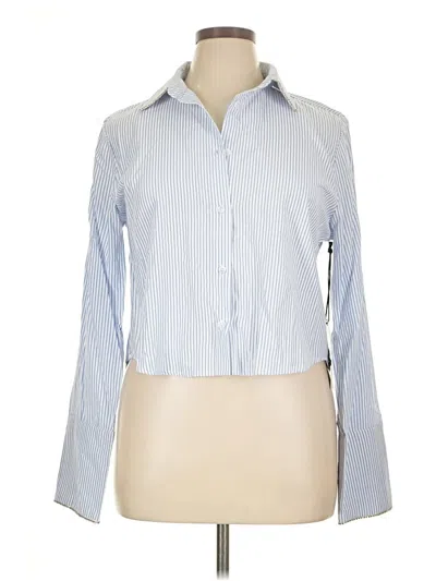 Assorted Brands Long Sleeve Blouse In Blue