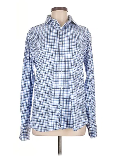 Assorted Brands Long Sleeve Blouse In Blue