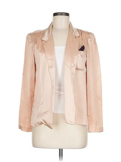 Pre-owned Assorted Brands Long Sleeve Blouse In Brown