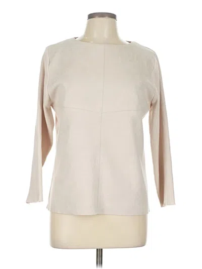 Pre-owned Assorted Brands Long Sleeve Blouse In Brown