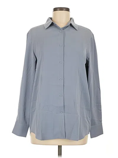 Assorted Brands Long Sleeve Blouse In Gray