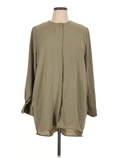 Assorted Brands Long Sleeve Blouse In Green