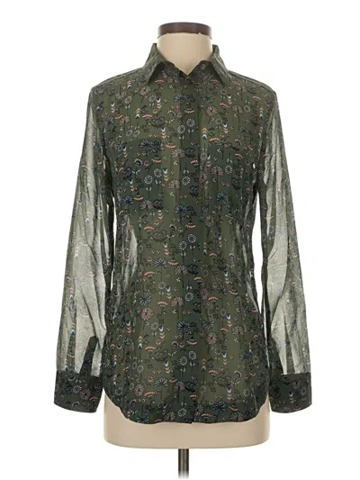 Assorted Brands Long Sleeve Blouse In Green
