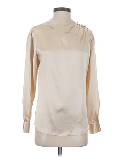 Pre-owned Assorted Brands Long Sleeve Blouse In Ivory