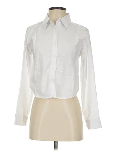 Pre-owned Assorted Brands Long Sleeve Blouse In Ivory