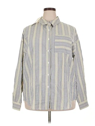 Assorted Brands Long Sleeve Blouse In Ivory