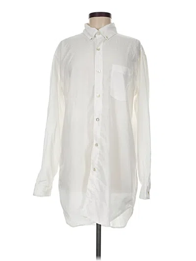Pre-owned Assorted Brands Long Sleeve Blouse In Ivory